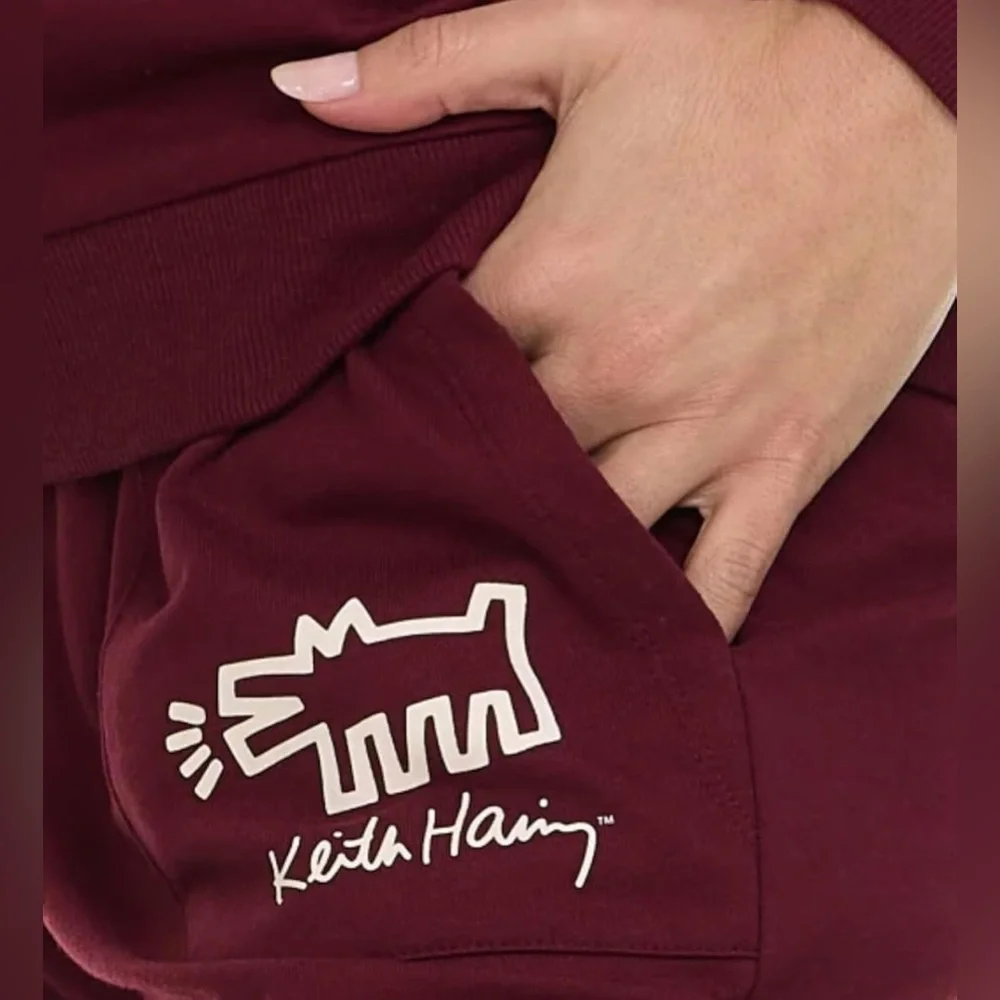 NWOT Keith Haring Super Soft Luxurious Fleece Jogger Size XL - Picture 4 of 10